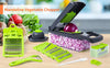 16-in-1 Multifunction Vegetable Chopper & Food Slicer with Storage Container