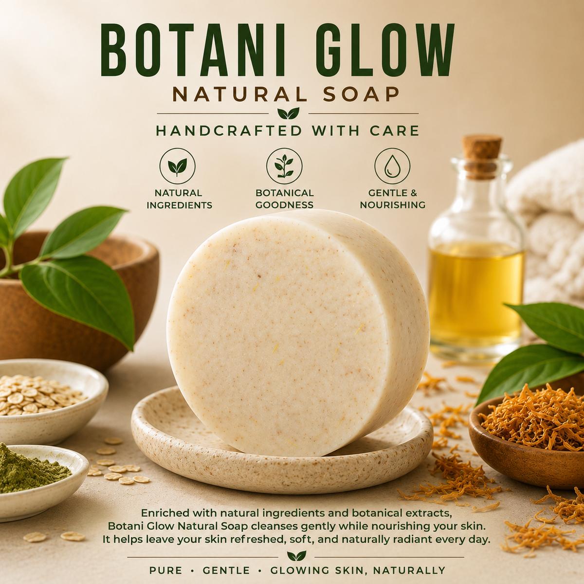 Botani Glow Oatmeal Soap